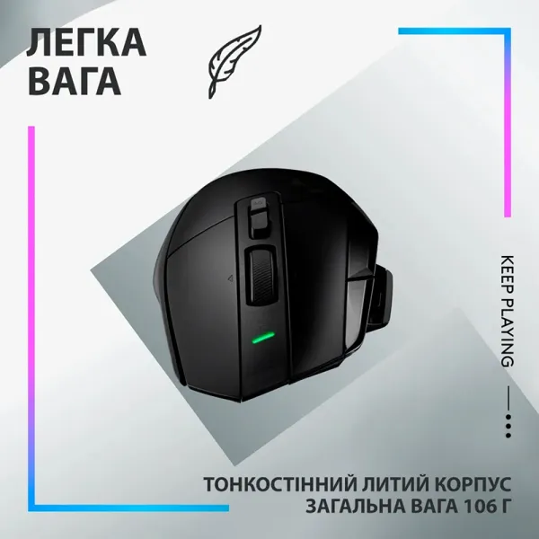 Мышь беспроводная G502 X Plus, чёрная Logitech (910-006162) - Фото 8