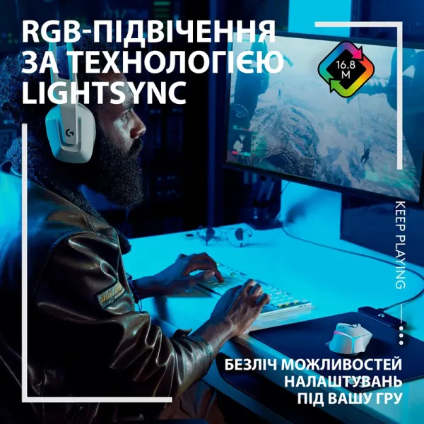 Мышь беспроводная G502 X Plus, чёрная Logitech (910-006162) - Фото 9