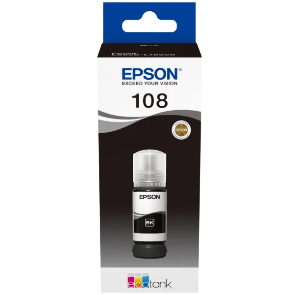 Чорнило 108 чорні, 70 мл Epson (C13T09C14A) - Фото 3