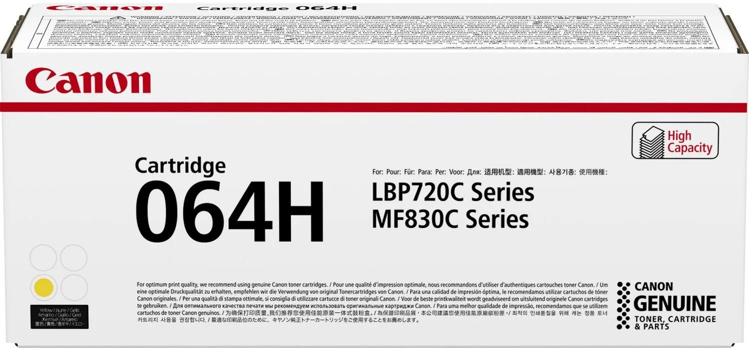Картридж 064H желтый Canon (4932C001) Картридж 064H желтый Canon (4932C001)