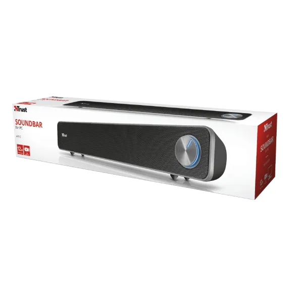Система акустическая Arys Саундбар, USB, AUX, чёрная Trust (22946_TRUST) - Фото 4