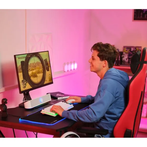 Система акустическая GXT 619 Thorne Саундбар, USB, AUX,  RGB, белая Trust (25110_TRUST) - Фото 1