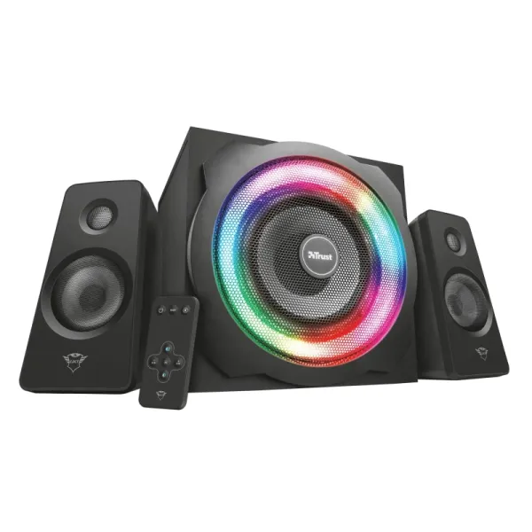 Система акустическая GXT 629 Tytan 2.1, 60Вт, AUX, RGB, чёрная Trust (22944_TRUST) - Фото 2
