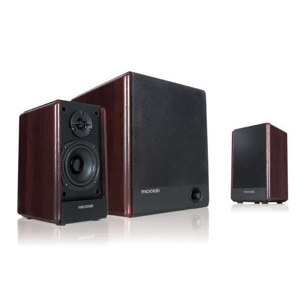 Система акустична FC-330 2.1, 56W, mini-jack, дерево Microlab (FC-330) - Фото 1