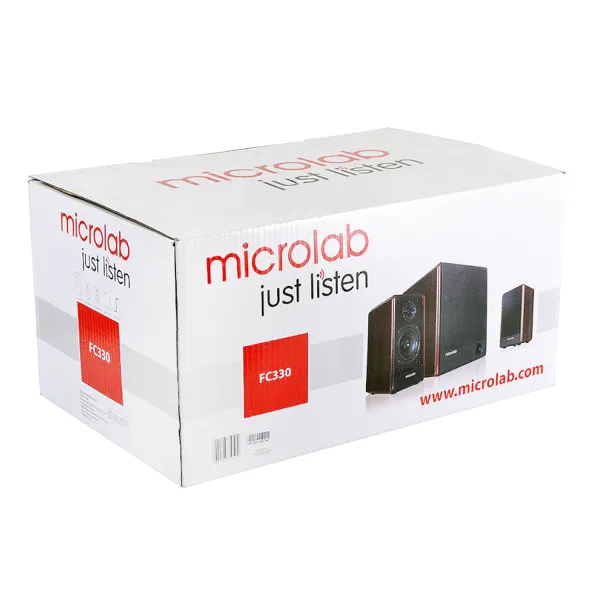 Система акустична FC-330 2.1, 56W, mini-jack, дерево Microlab (FC-330) - Фото 2