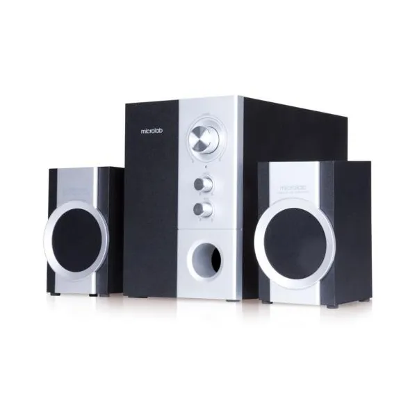 Система акустическая 2.1, 14W, mini-jack, чёрная Microlab (M-590) - Фото 1