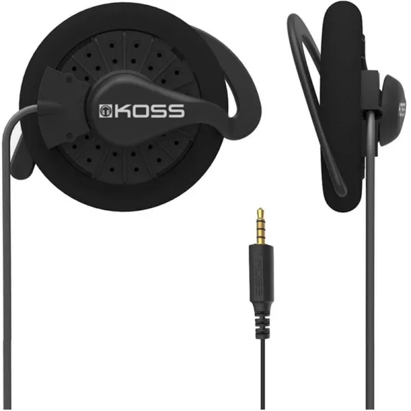 Наушники On-Ear  KSC35 Clip, 3.5 mini-jack, 1.2м, черные Koss (196734.101) - Фото 1