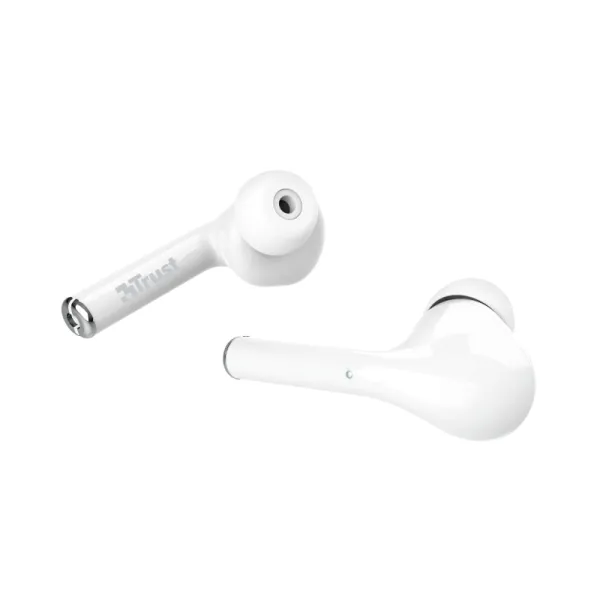 Наушники Nika Touch True Wireless Mic белые Trust (23705) - Фото 1