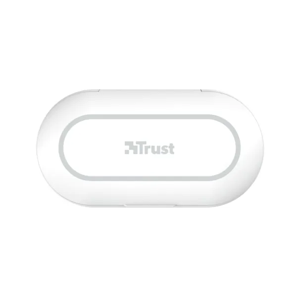 Наушники Nika Touch True Wireless Mic белые Trust (23705) - Фото 7