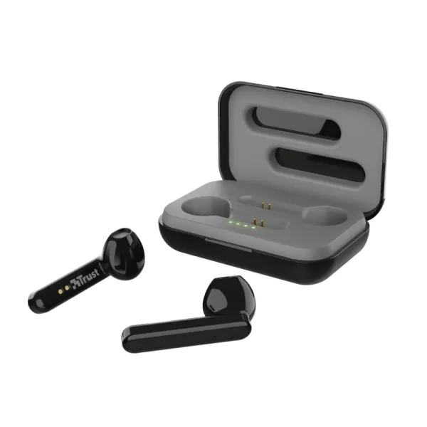Наушники Primo Touch True Wireless Mic черные Trust (23712) - Фото 1