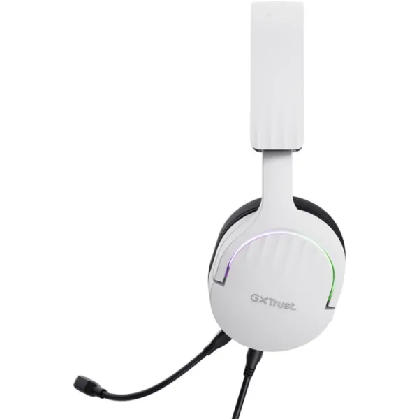 Гарнитура игровая GXT 490 FAYZO, 7.1, USB-A, 2м, белая Trust (25302) - Фото 2