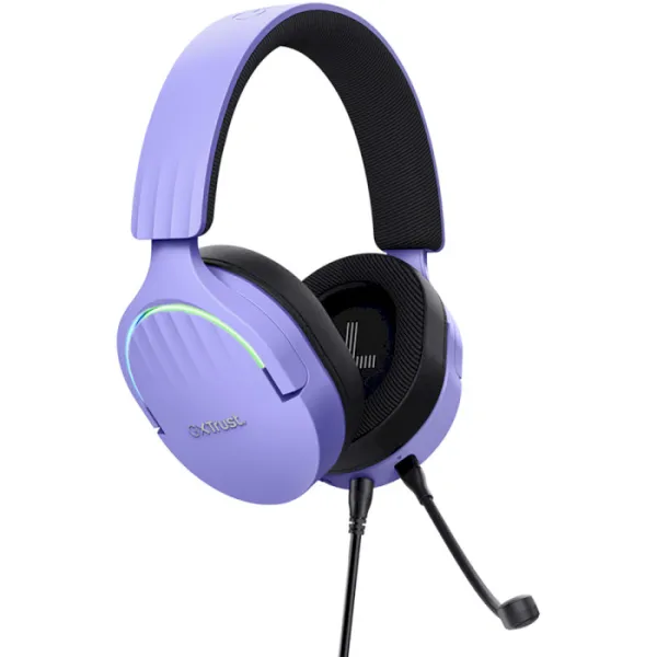 Гарнитура игровая GXT 490 FAYZO, 7.1, USB-A, 2м, фиолетовая Trust (25303) - Фото 1