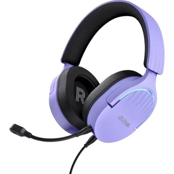 Гарнитура игровая GXT 490 FAYZO, 7.1, USB-A, 2м, фиолетовая Trust (25303)
