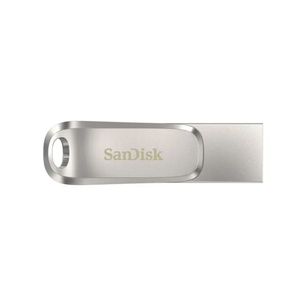 Накопитель USB 3.1 Type-A + Type-C 32GB Dual Drive Luxe серебристый SanDisk (SDDDC4-032G-G46)