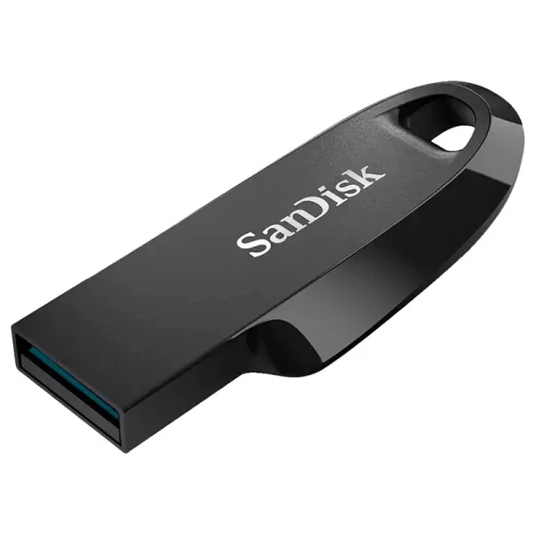 Накопитель USB 3.2 Type-A 64GB Ultra Curve черный SanDisk (SDCZ550-064G-G46) - Фото 2