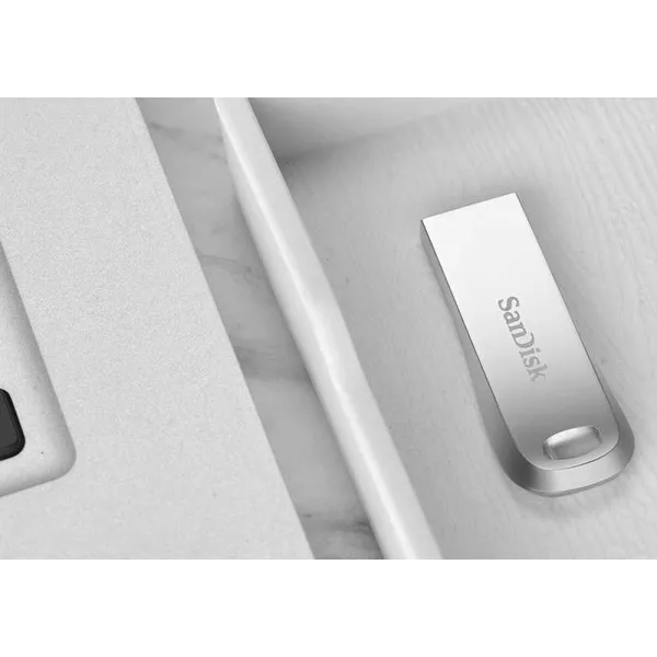 Накопитель  USB 3.1 Type-A 256GB Ultra Luxe серебристый SanDisk (SDCZ74-256G-G46) - Фото 1