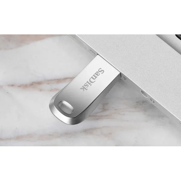 Накопитель  USB 3.1 Type-A 256GB Ultra Luxe серебристый SanDisk (SDCZ74-256G-G46) - Фото 2