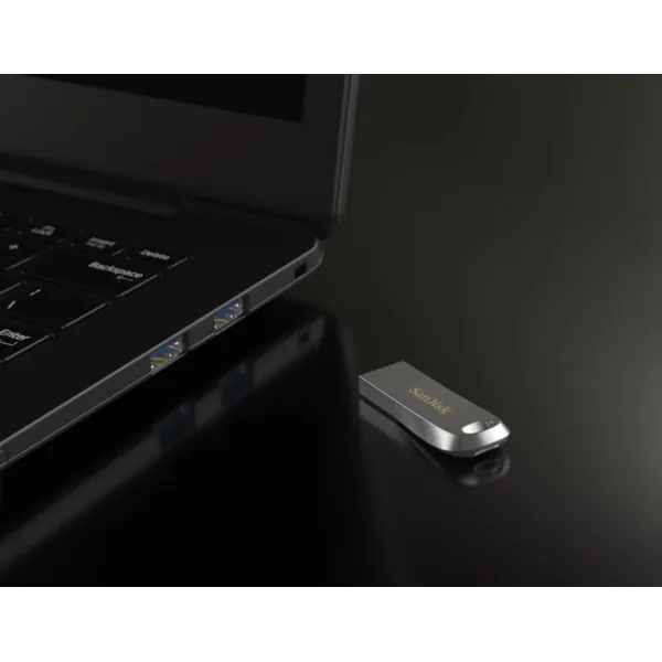 Накопитель  USB 3.1 Type-A 256GB Ultra Luxe серебристый SanDisk (SDCZ74-256G-G46) - Фото 5