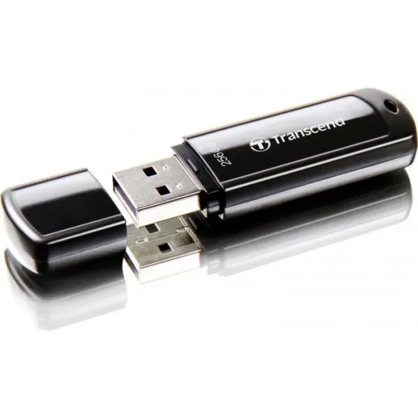 Накопитель USB 3.1 Type-A 256GB JetFlash 700 черный Transcend (TS256GJF700) - Фото 1
