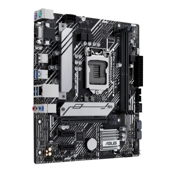Материнcкая плата PRIME H510M-A R2.0 s1200 H470 2xDDR4 M.2 HDMI DP mATX ASUS (90MB1FP0-M0EAY0) - Фото 3