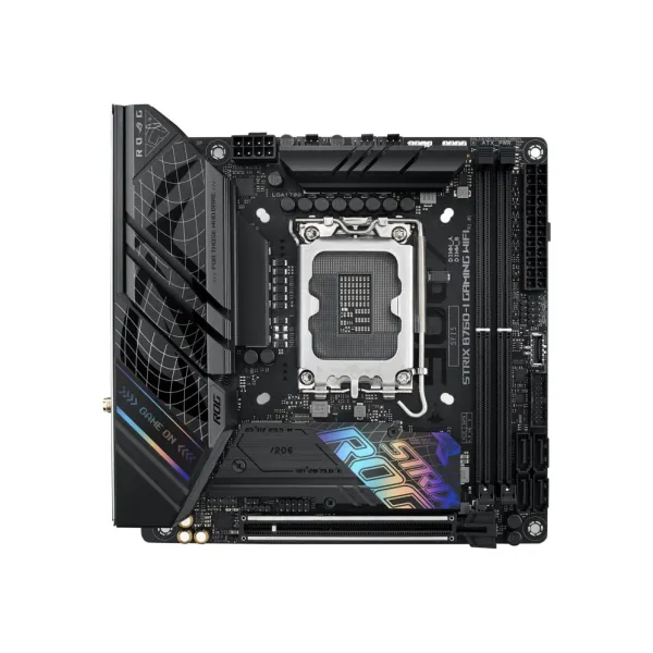 Материнcкая плата ROG STRIX B760-I GAMING WIFI s1700 B760 2xDDR5 M.2 HDMI DP Wi-Fi BT mITX ASUS (90MB1D90-M1EAY0) - Фото 10