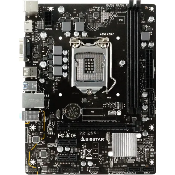 Материнcкая плата H310MHP 3.0 s1151 H310 2xDDR4 HDMI D-Sub mATX Biostar (H310MHP_3.0)