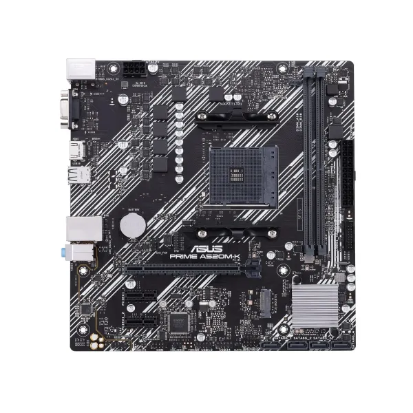 Материнcкая плата PRIME A520M-K sAM4 A520 2xDDR4 HDMI D-Sub mATX ASUS (90MB1500-M0EAY0)