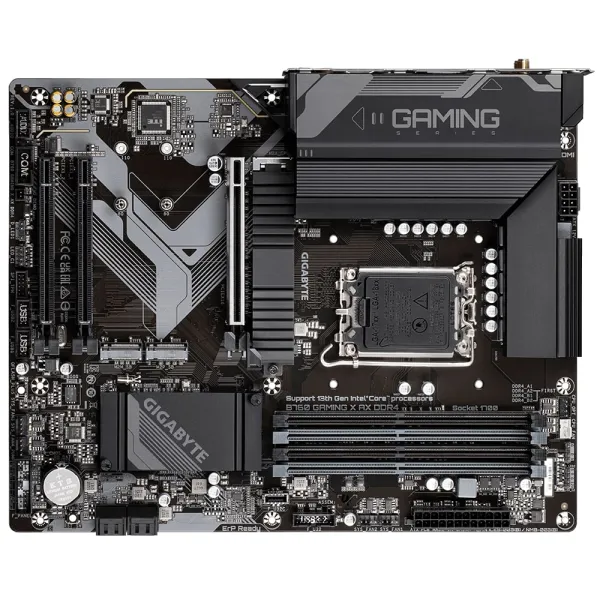 Материнська плата B760 GAMING X AX DDR4 s1700 B760 4xDDR4 M.2 HDMI DP Wi-Fi BT ATX Gigabyte (B760_GAMING_X_AX_DDR4) - Фото 1