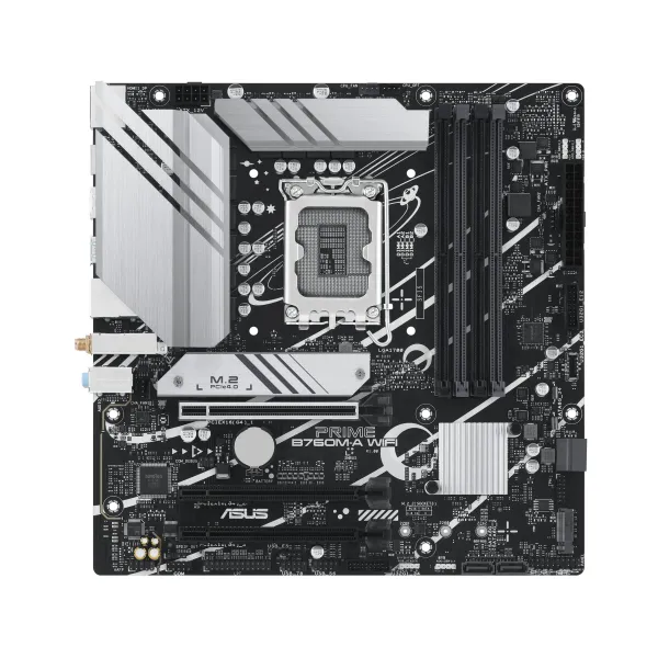 Материнcька плата PRIME B760M-A WIFI s1700 B760 4xDDR5 M.2 HDMI DP Wi-Fi BT mATX ASUS (90MB1EL0-M1EAY0) - Фото 9