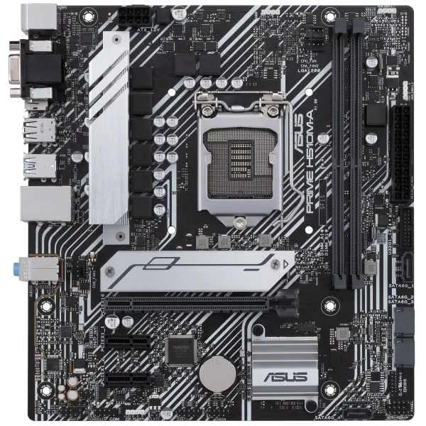 Материнcкая плата PRIME H510M-A s1200 H510 2xDDR4 M.2 HDMI DP D-Sub mATX ASUS (90MB17C0-M0EAY0)