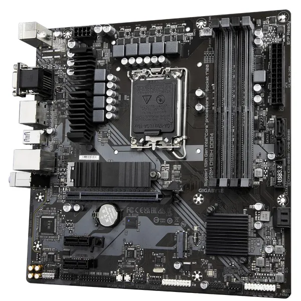 Материнcкая плата B760M_DS3H_DDR4 s1700 B760 2xDDR4 HDMI DP mATX Gigabyte (B760M_DS3H_DDR4) - Фото 3