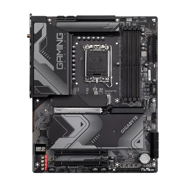 Материнcкая плата Z790 GAMING X AX s1700 Z790 4xDDR4 HDMI DP Wi-Fi BT ATX Gigabyte (Z790_GAMING_X_AX)