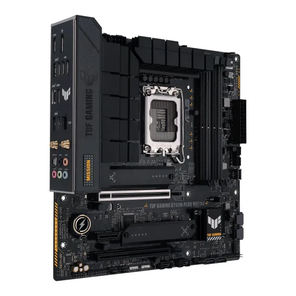 Материнcкая плата TUF GAMING B760M-PLUS D4 s1700 B760 4xDDR4 M.2 HDMI DP mATX ASUS (90MB1DI0-M0EAY0) - Фото 2