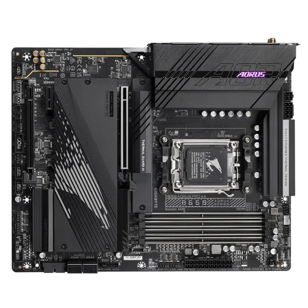 Материнcкая плата B650 AORUS PRO AX sAM5 B650 4xDDR5 M.2 HDMI ATX Gigabyte (B650_AORUS_PRO_AX) - Фото 2