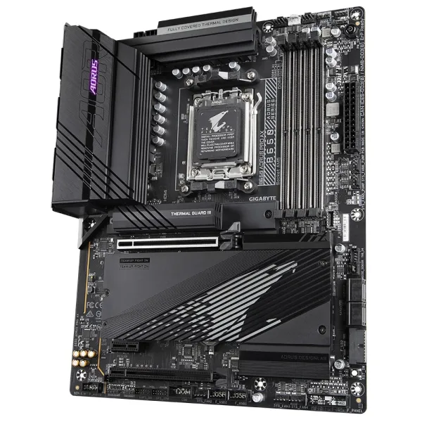 Материнcкая плата B650 AORUS PRO AX sAM5 B650 4xDDR5 M.2 HDMI ATX Gigabyte (B650_AORUS_PRO_AX) - Фото 3