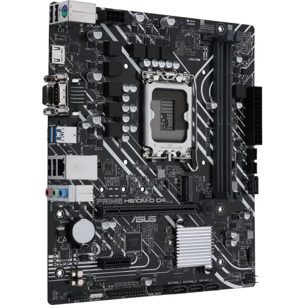 Материнcкая плата PRIME H610M-D D4 s1700 H610 2xDDR4 M.2 HDMI D-Sub mATX ASUS (90MB1A00-M0EAY0) - Фото 5