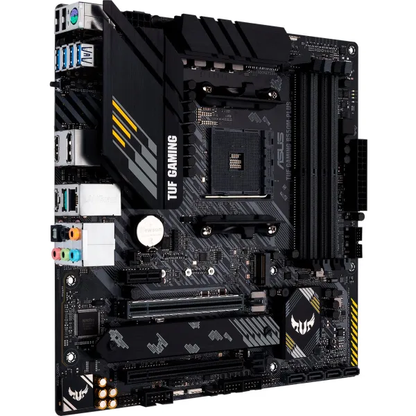 Материнcька плата TUF GAMING B550M-PLUS sAM4 B550 4xDDR4 M.2 HDMI DP mATX ASUS (90MB14A0-M0EAY0) - Фото 2