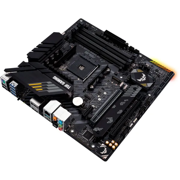 Материнcька плата TUF GAMING B550M-PLUS sAM4 B550 4xDDR4 M.2 HDMI DP mATX ASUS (90MB14A0-M0EAY0) - Фото 3