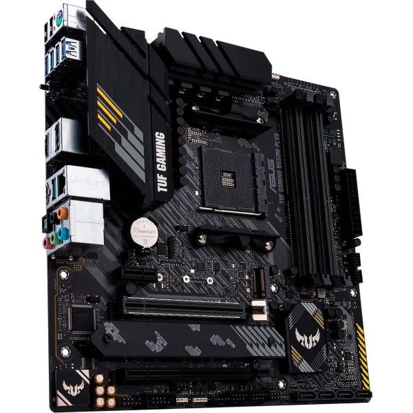 Материнcька плата TUF GAMING B550M-PLUS sAM4 B550 4xDDR4 M.2 HDMI DP mATX ASUS (90MB14A0-M0EAY0) - Фото 6