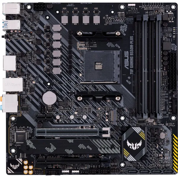 Материнcька плата TUF GAMING B550M-PLUS sAM4 B550 4xDDR4 M.2 HDMI DP mATX ASUS (90MB14A0-M0EAY0) - Фото 7