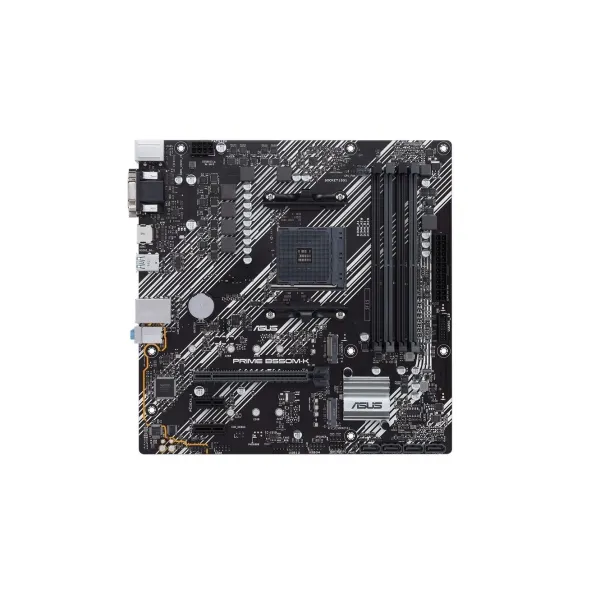 Материнcкая плата PRIME B550M-K sAM4 B550 4xDDR4 M.2 HDMI DVI D-Sub mATX ASUS (90MB14V0-M0EAY0)