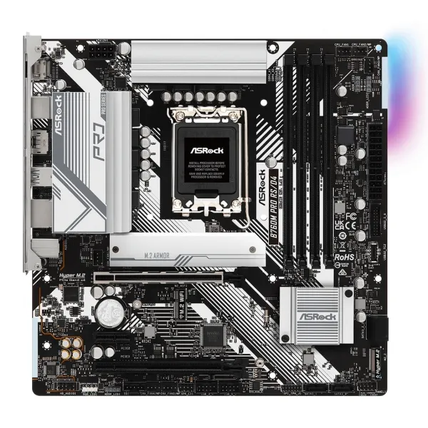 Материнcкая плата B760M PRO RS/D4 s1700 B760M 4xDDR4 HDMI DP mATX ASRock (B760M_PRO_RS/D4)