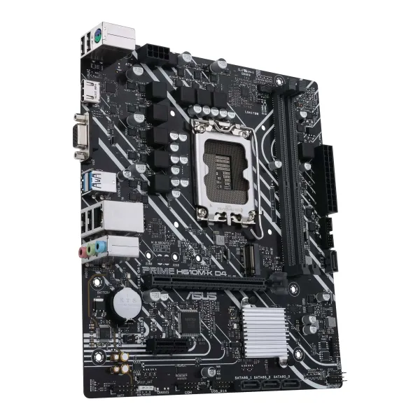 Материнcкая плата PRIME H610M-K D4 s1700 H610 2xDDR4 M.2 HDMI D-Sub mATX ASUS (90MB1A10-M0EAY0) - Фото 1