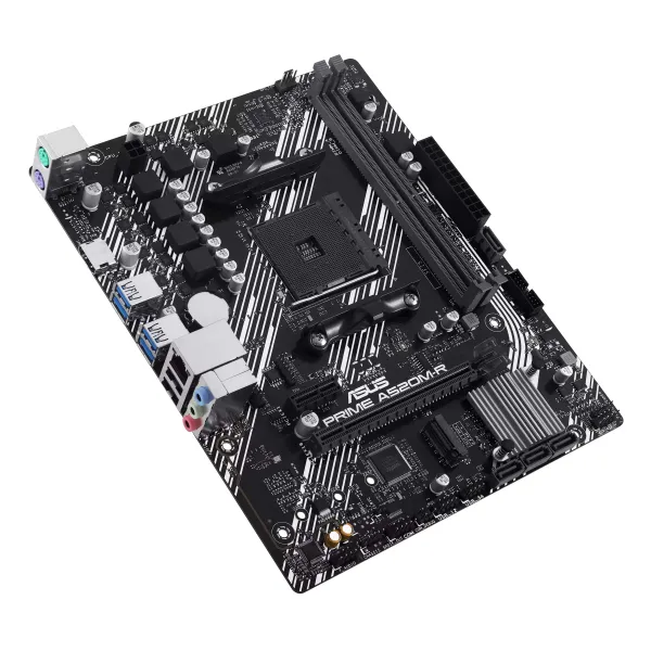 Материнcкая плата PRIME A520M-R sAM4 A520 2xDDR4 M.2 HDMI mATX ASUS (90MB1H60-M0EAY0) - Фото 3