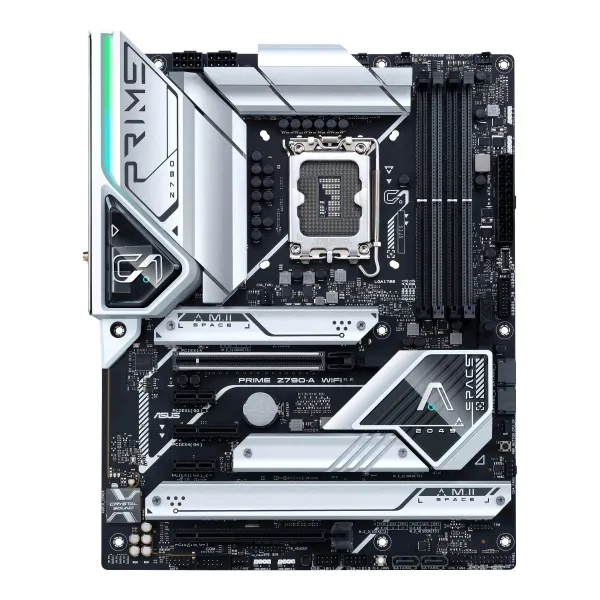 Материнcька плата PRIME Z790-A WIFI s1700 Z790 4xDDR5 M.2 HDMI DP Wi-Fi BT білий ATX ASUS (90MB1CS0-M1EAY0)