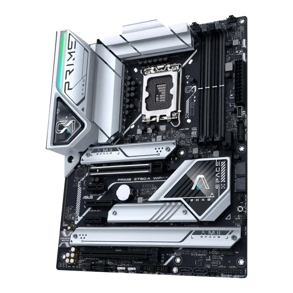 Материнcька плата PRIME Z790-A WIFI s1700 Z790 4xDDR5 M.2 HDMI DP Wi-Fi BT білий ATX ASUS (90MB1CS0-M1EAY0) - Фото 4