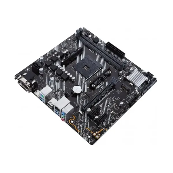 Материнcкая плата PRIME B450M-K II sAM4 B450 2xDDR4 HDMI DVI D-Sub mATX ASUS (90MB1600-M0EAY0) - Фото 3