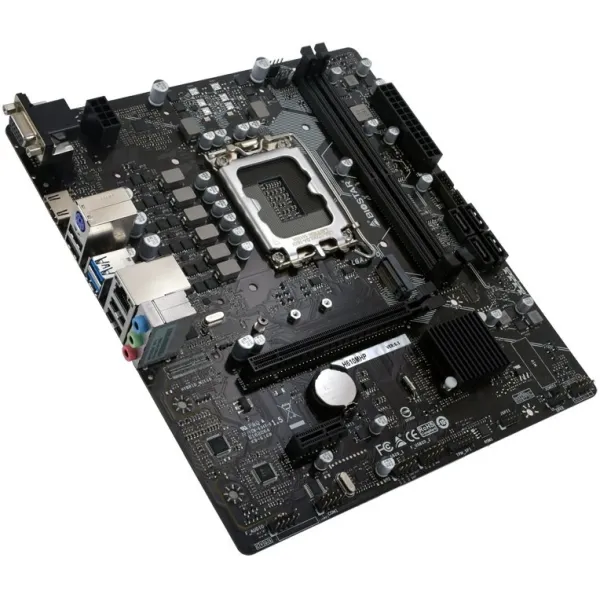 Материнcкая плата H610MHP s1700 H610 2xDDR4 HDMI D-Sub mATX Biostar (H610MHP) - Фото 1