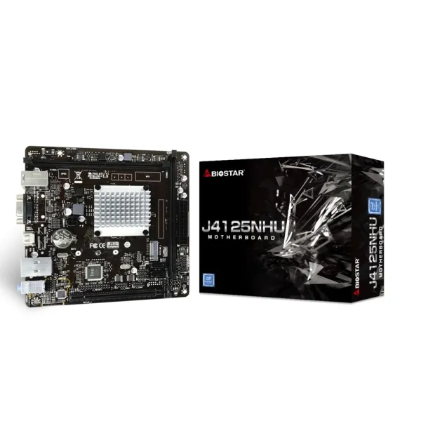 Материнcкая плата J4125NHU Intel J4125 2xDDR4 HDMI D-Sub mATX Biostar (J4125NHU) - Фото 3
