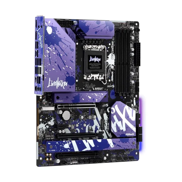 Материнcкая плата Z790 LIVEMIXER s1700 Z790 4xDDR5 M.2 HDMI DP Wi-Fi BT ATX ASRock (Z790_LIVEMIXER) - Фото 3
